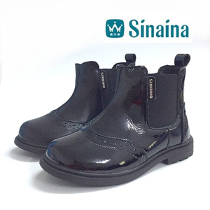 【商场同款】斯乃纳2021冬男女童鞋休闲真皮棉鞋SP1460937B/H处理