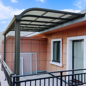 铝合金雨棚别墅阳台棚子户外遮阳棚庭院防雨停车棚家用露台阳光棚