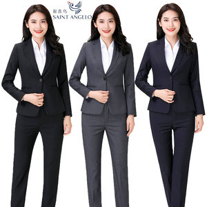 报喜鸟西服套装女时尚气质干练女神范工作服商务职业正装面试西装