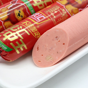 双汇王中王无淀粉火腿肠85g即食休闲零食小吃烧烤炒菜饭香肠整箱