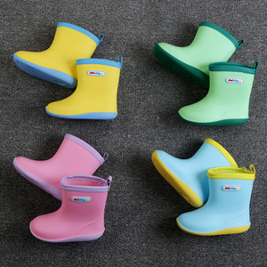 日系儿童雨鞋男女童防滑底宝宝小童幼儿小孩水鞋四季通用雨靴水鞋