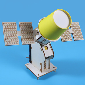 创意diy电动航空航天人造卫星模型科技小制作小学生科学实验材料