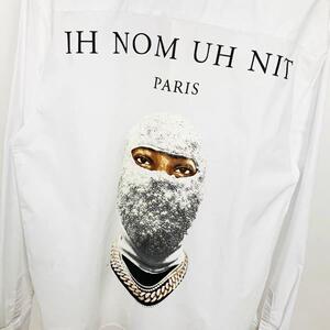 现货ih nom uh nit 怪奇物语20fw 新款 珍珠蒙面人长袖衬衫