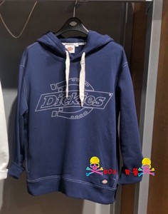 Dickies2022春秋女装字母抽绳连帽套头卫衣DK010156