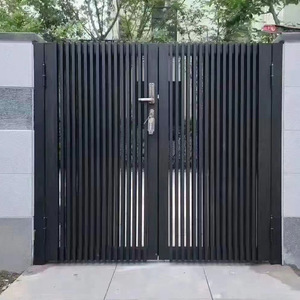 深圳同城上门安装新中式铝艺庭院大门入户家用高端定制别墅铸铝门