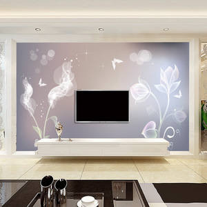 5d电视背景墙壁纸简约现代家装创意壁画抽象客厅大气黑白个性墙纸