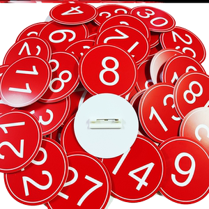 号码工号牌胸牌店长胸针技师学生会护士磁铁扣吸铁牌子美容院