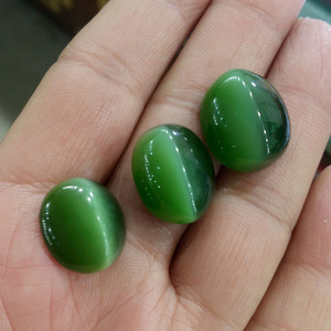 俄罗斯碧玉猫眼石戒指