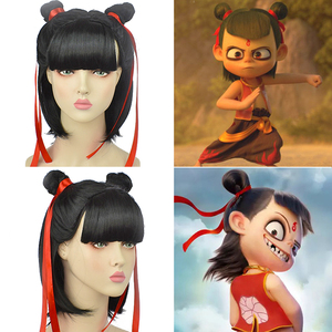 230人付款天猫戏剧戏曲古装京剧头饰 书童头套哪吒头套假发善财童子