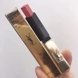 ysl圣罗兰细管口红小金条12#豆沙色
