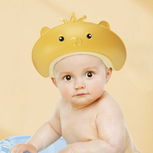 宝宝洗头神器儿童挡水帽婴儿洗澡浴帽小孩洗头发防水护耳朵洗头帽