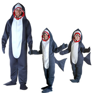 COS儿童节豪华动物表演服 成人鲨鱼服装儿童鲨鱼服装 海底总动员