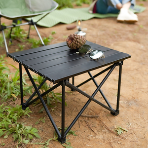 黑鹿户外折叠桌轻便蛋卷桌休闲露营野餐自驾游铝合金迷你小桌子
