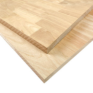 沪强橡胶木板指接板实木家具板材E0级环保衣柜板UV清漆免漆板定制