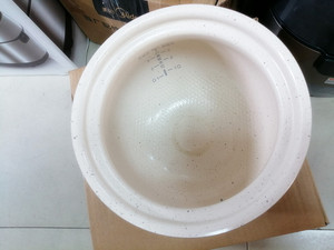 3l球釜电压力锅内胆23yc8062q锅胆配件 象牙白陶瓷锅