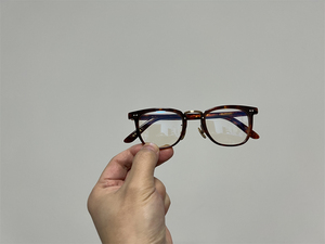 yves 日本线 赛璐珞配钛金属眼镜架 余文乐 手工制造 INS明星款