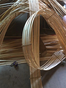 定制竹排竹片竹篾条竹编软竹条竹艺花艺装置婚庆展厅装饰创意设计