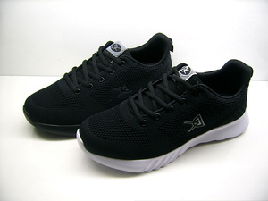 男士超轻底运动鞋登翔da012跑步鞋全黑色运动鞋 男式厚飞织运动鞋