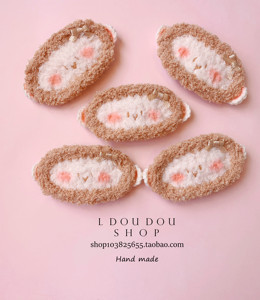 猴子发夹女侧边碎发夹手工成品儿童发卡刘海卡子宝宝夹子头饰发饰