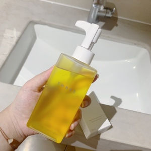 日本three 小三卸妆油 平衡精粹眼唇深层清洁 温和无添加 185ml