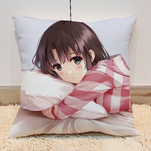 路人女主的养成方法加藤惠动漫抱枕头靠垫靠枕方枕二次元礼物周边