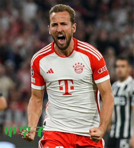 欧冠拜仁慕尼黑球衣球员版23-24主场25号穆勒基米希拜仁9号凯恩