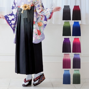 可愛刺绣和服袴和服裙子正装振袖和服小纹二尺袖四色选和服裤