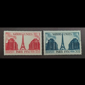 法国 1951年联合国日内瓦大楼启用2全 目录$3.1 艾弗尔铁塔等