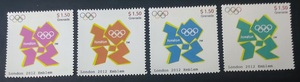 格林纳达 2012年伦敦奥运会4全 目录$4.5 会徽
