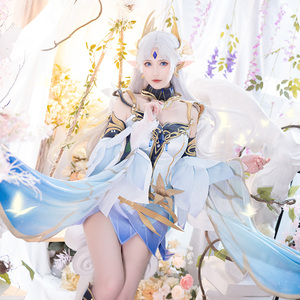 三分妄想王者荣耀cos服貂蝉金色星元仲夏夜之梦套装cosplay女装