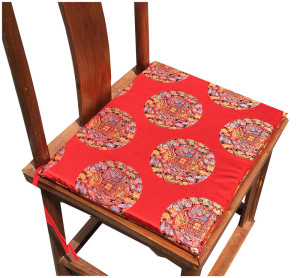 包邮中式新古典红木椅子圈椅官帽椅坐垫实木家具防滑太师椅餐桌椅