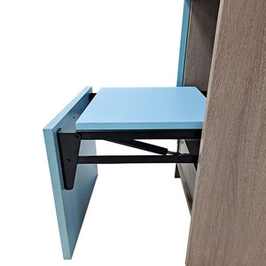 折叠凳隐藏式五金配件换鞋凳缓冲反弹鞋柜玄关浴室椅反弹连接件