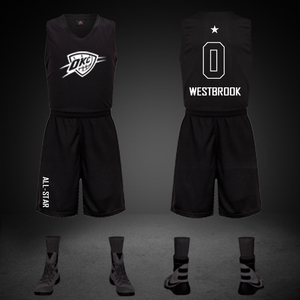 2018全明星篮球服套装定制詹姆斯全明星球衣库里欧文杜兰特球服男