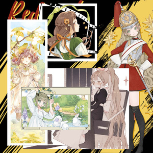 【循环分装】studiovi6 小兔兵ribbon猫魔女乐灵 pet人物胶带