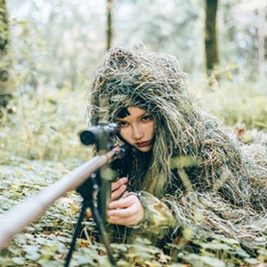 绝地求生儿童吉利服伪装服从林迷彩衣伪装服军迷彩服吃鸡学生极地