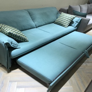 豪客空间三人位多功能沙发床小户型休闲简约可折叠布艺沙发