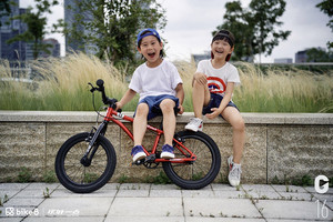 专柜bike8儿童自行车脚踏3-8岁16寸男女孩中大童超轻山地车BMX