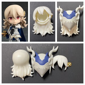 gsc正版散货 粘土人 火焰纹章if  神威女神 卡姆依 头发白模魔改