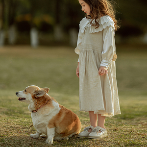 儿童摄影服装夏款女童连衣裙6岁8森系外景2022新款影楼拍照童装