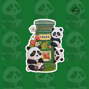 【color】500g加厚异形《大熊猫邮筒》熊猫 中国邮政 原创明信片