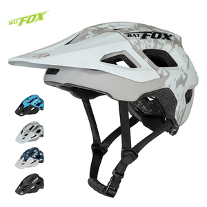 BATFOX山地自行车骑行头盔男青少年速降单车成人半盔一体成型装备