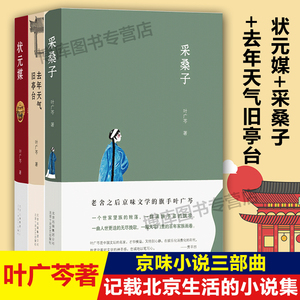 状元媒+采桑子+去年天气旧亭台 全三册 叶广芩京味小说三部曲 记载北京生活的小说集 记忆中的童年与乡愁中国当代文学小说书籍正版