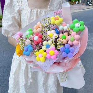 26tb596388681淘宝星星粘土成品花束免包装花壳鲜花零食玩具满天星