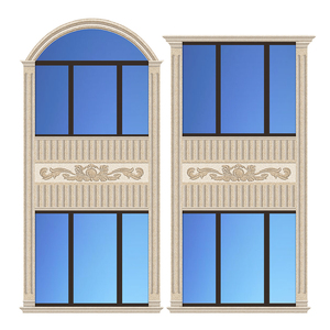 米颜旗舰店天猫外墙窗边线条瓷砖 欧姆凹凸腰线150配套罗马柱哑光