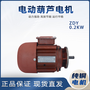 ZDY12-4型0.4KW/ZDY21-4型0.8KW锥形转子三相异步电动机运行电机