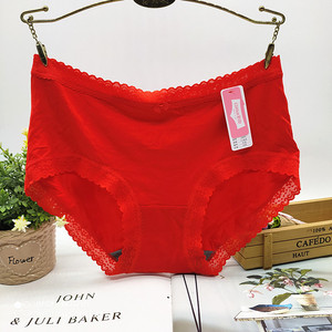 彩田内裤红色蕾丝