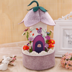 免裁剪丛林梦幻小屋音乐八音盒盒美悦不织布diy手工布艺材料包