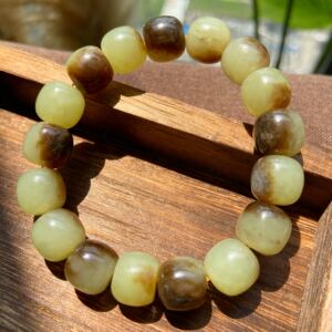 000人付款天猫恒福隆天然蜜蜡海漂籽手串大男士正品原矿波罗的海俄料