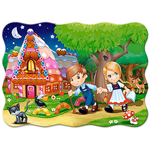 castorland巧思 进口儿童拼图 30片 糖果屋03532