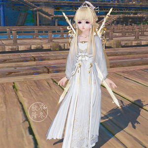 剑网3剑三凌霄踏云盒子黑白发衣服头像黑猫 敦煌飞天舞阙礼盒琵琶